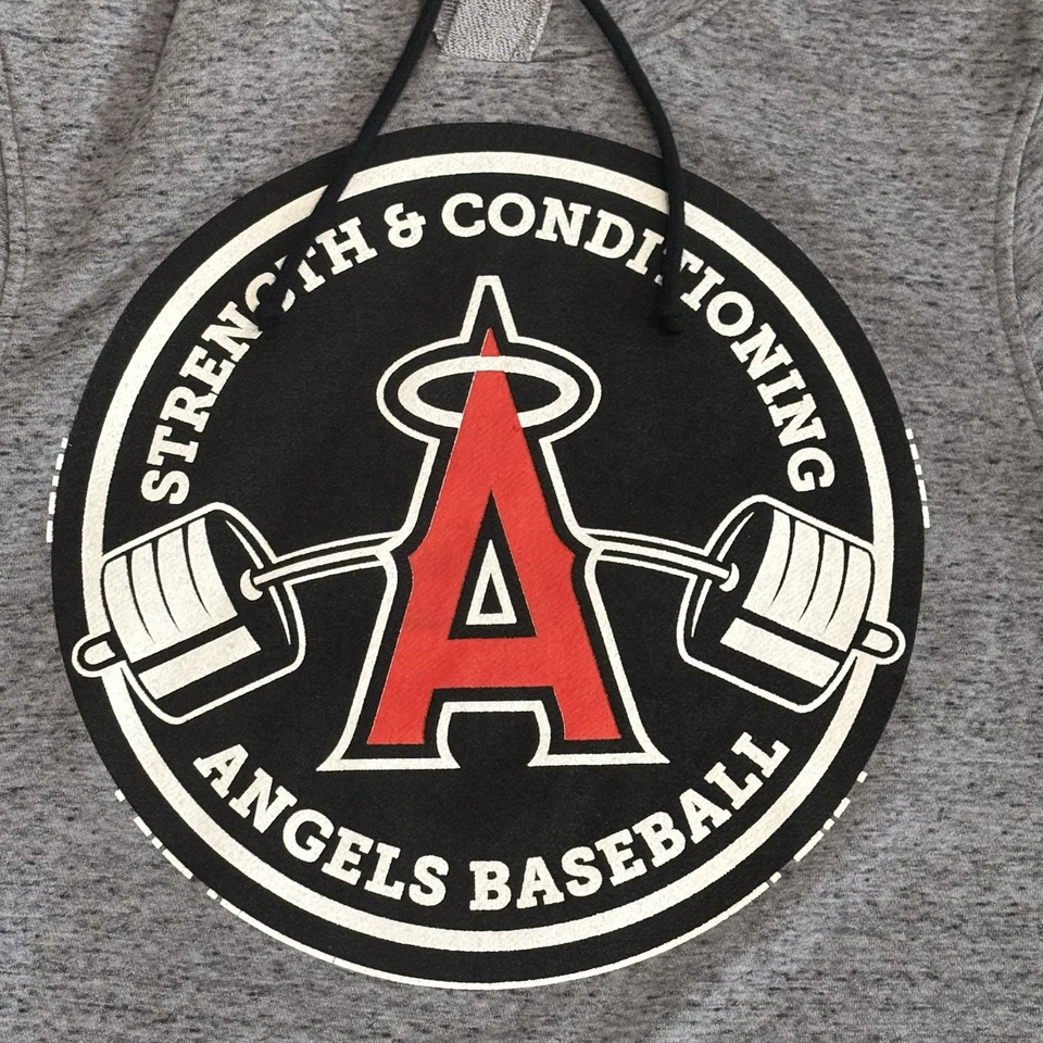 Camisa con Capucha Under Armour Fuerza y Acondicionamiento Los Angeles Angels Mediana Foto 1 de 4