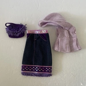 Groovy Girl Muñeca Ropa Groovy Gear Conjunto "FRINGE FUNKY" - Imagen 1 de 2