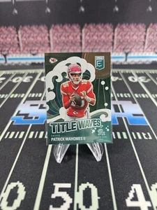 2024 Panini Donruss Elite - Title Waves Green Patrick Mahomes II Chiefs (103) - Picture 1 of 2