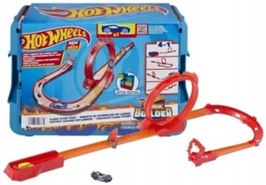HOT WHEELS FLAME STUNT PACK RACE TRACK SET HMC04 - Picture 1 of 7