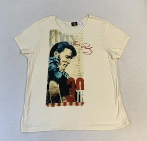 Signature Products Elvis Presley T Shirt Top Womens XL  100% Cotton Tee Top - Picture 1 of 10
