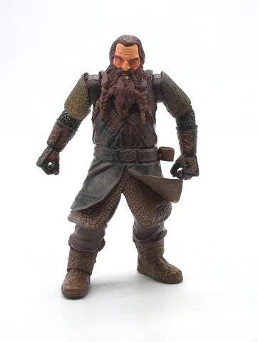 2002 The Lord of the Rings Gimli 4.5" Action Figure Dwarf LOTR Cover