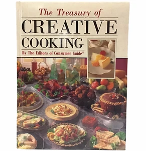 The Treasury of Creative Cooking by Editors Consumer Guide Cookbook Vtg 1st Ed - Picture 1 of 9