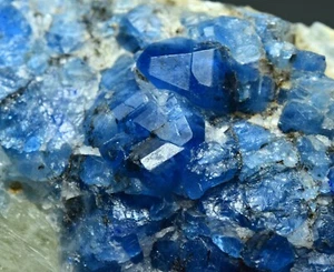 454 GM Fluorescent Afghanite Crystals W/Fluorescent Wernerite Scapolite & Pyrite - Picture 1 of 11