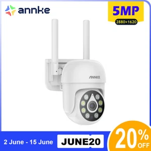 ANNKE 5MP Wireless WiFi Security Camera Two Way Audio PTZ Color Night Vision - Picture 1 of 14