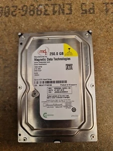 Disque dur 250 Go Magnétique Data Tech. Disque dur MD02500-BJDW-RO WD - Photo 1/1