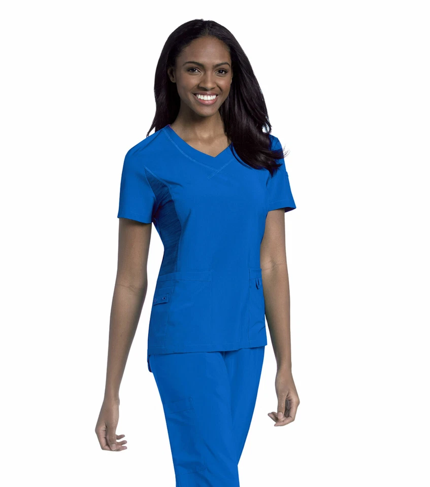 Landau Womens Scrubs Quick Cool V-Neck Top 9047 Colors/Sizes NWT - Image 1 of 1