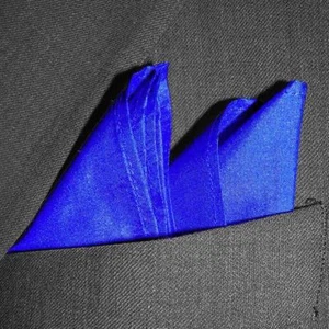 Royal Blue Silk Pocket Square - Full Sized 16"x16" - 30 Colors - Royal Silk® - Picture 1 of 36
