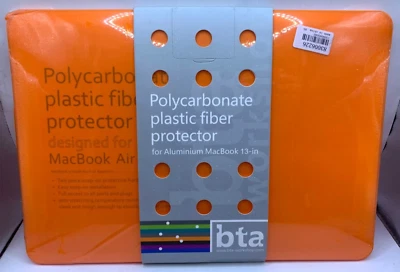 Cover computer Macbook Air 13" protezione policarbonato arancione *NUOVA* - Immagine 1 di 2