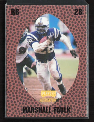 1998 Playoff Momentum Retail #72 Marshall Faulk Indianapolis Colts - Image 1 of 2