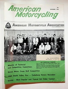 1960 December American Motorcycling Motorcycle Magazine Shrine Motor Corps Drill - Picture 1 of 6