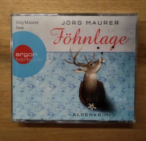 Föhnlage (Hörbestseller) Jörg Maurer Audio-CD Kommissar Jennerwein Alpenkrimi - Bild 1 von 6