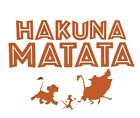 Hakuna Matata Lion King Vinyl Sticker Decal - Wall / Laptop / Tablet etc