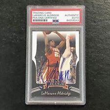 2006-07 Press Pass Legends #13 LaMarcus Aldridge Signed AUTO PSA Slabbed Texas