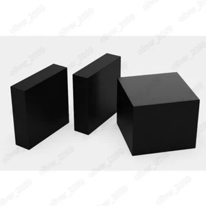 Vulcanized Rubber Flat Board Plate Sheet Shock Absorber Pad Select Size - Picture 1 of 5