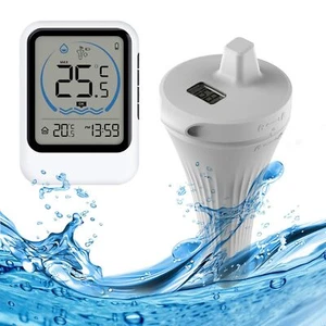 Pool Thermometer Wasser Temperatur Schwimmbad Badewannen Teich Poolthermometer - Bild 1 von 9