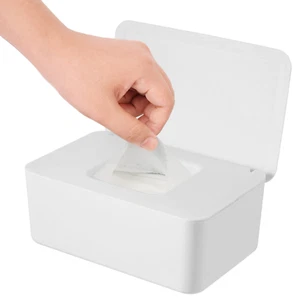 Wipes Dispenser, Wipe Holder for Baby & Adult, Refillable Wipe Container, Keeps - Picture 1 of 12