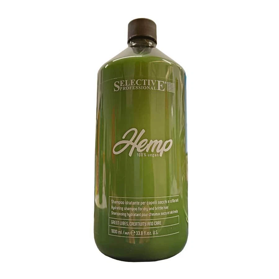 Selective Professional Hemp Hydrating Shampoo 1000ml shampoo idratante secchi