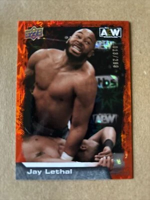 Jay Lethal 2022 AEW Upper Deck Red Dynamite 13/299 #32 - Image 1 of 2