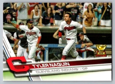 2017 Topps Base # 203 - Tyler Naquin - Cleveland Indians - Image 1 of 2