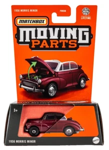 1956 Morris Minor 1000 Tourer Red Matchbox Moving Parts 2024 MB1333 1/64 HVN14 - Picture 1 of 2