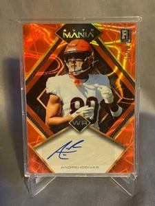 Wild Card AutoMania ANDRE IOSIVAS 2023 Naranja Diamante Lámina de Lava Automático/10 Bengals - Imagen 1 de 3