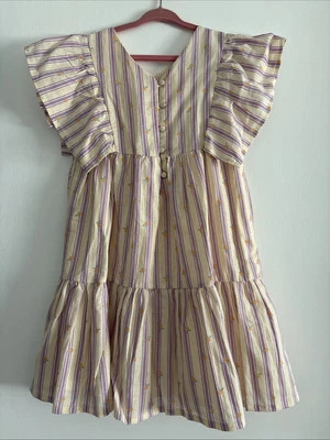 Nuevo con etiquetas Vestido de Verano para Niñas Sergent Major Lino Mezcla de Algodón Talla 5 Foto 1 de 4