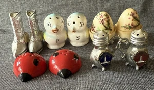 Menge 5 Vintage Salz & Pfefferstreuer Sets - Bild 1 von 14