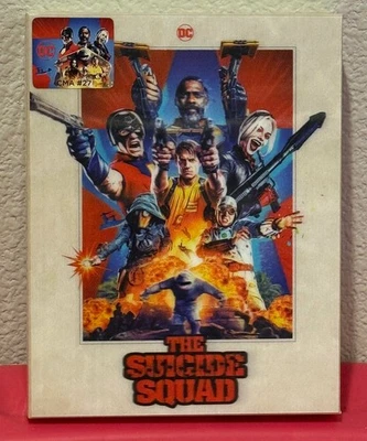 The Suicide Squad (2021) Cinemuseum Lenticular 4K Blu-ray Steelbook New Sealed Foto 1 de 4