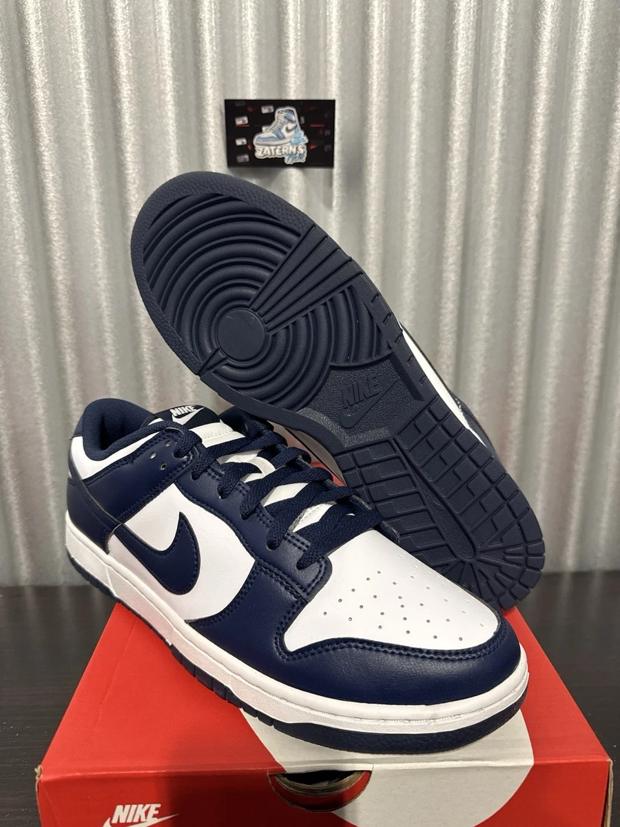 Nike Dunk Low White Midnight Navy for Sale | Authenticity