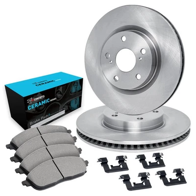 For Lexus RC350 15-21 R1 Concepts eLINE Series Front Brake Kit w Ceramic Pads - Image 1 of 3