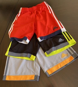 Adidas Youth Medium Embroidered Shorts Lot Of 3 - Picture 1 of 12