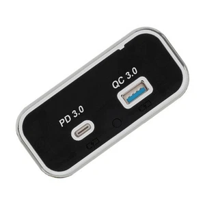 1x Dual QC 3.0 USB i PD 3.0 Port typu C Samochodowa szybka ładowarka Adapter Gniazdo - Zdjęcie 1 z 4