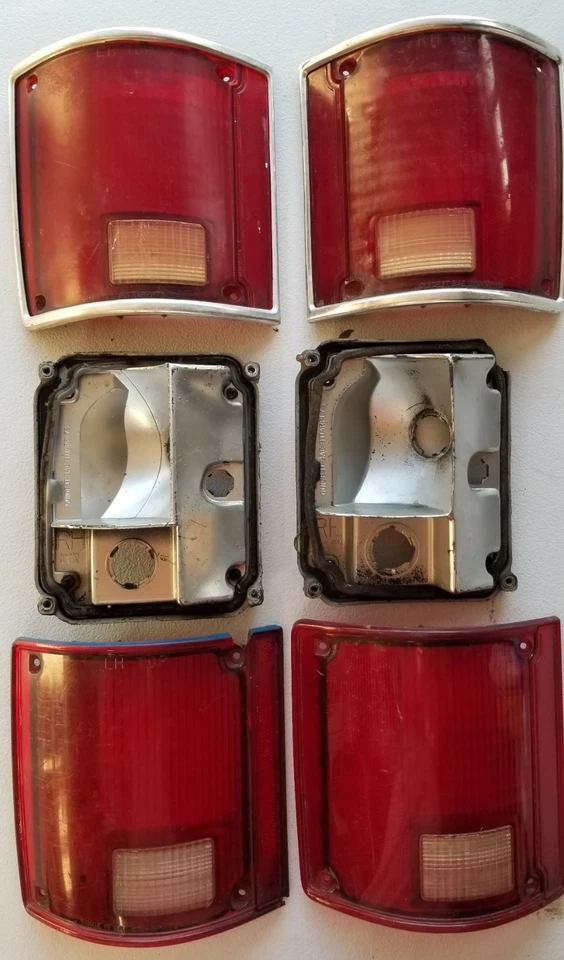 4x Lente de luz trasera para camioneta Chevrolet C10 1973-1991 +2 GM internas ¡Enviado por OEM! Foto 1 de 4