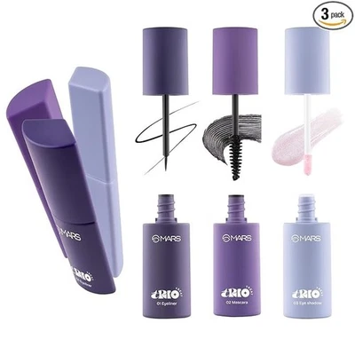 Kit de maquillaje de ojos 3 en 1 MARS TRIO Treat con delineador de ojos, rímel y sombra de ojos (24,50 g Foto 1 de 4