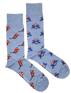 Friday Sock Co. Men's Hockey Hockey Player & Goalie Socks -MismatchedNovelty - Picture 1 of 3