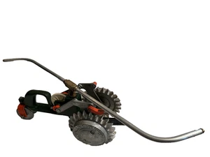 Vintage National Walking Traveling Iron Tractor Lawn Sprinkler Tested Working! - Picture 1 of 12