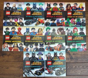 Lot 10 LEGO DC Comics Super Heroes Batman Villains DK Hardcover Books - Picture 1 of 6