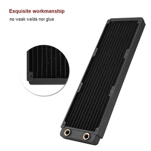 .›Copper Heat Sink Computer Water Cooling Liquid Heat Exchanger GHB - Picture 1 of 10
