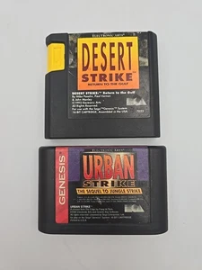 Sega Genesis Bundle Of 2 : Desert Strike Return to the Gulf, Urban Strike - Read - Picture 1 of 7