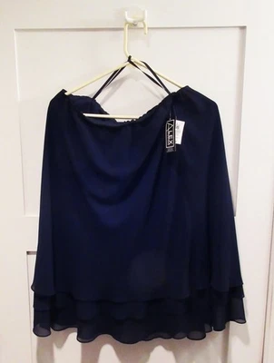 Alex Evenings Triple Tier Short Skirt Black Size 2X NEW NWT $80 - Image 1 of 4