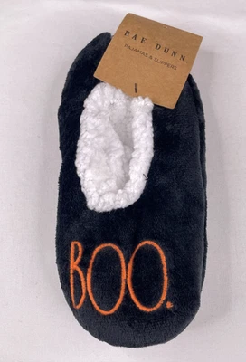 Zapatillas RAE DUNN BOO para mujer negras naranjas nuevas con etiquetas talla única Foto 1 de 4