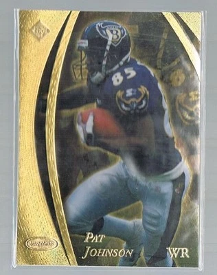 98 Edge masters GOLD PAT JOHNSON RC #16 /100 Ravens - Image 1 of 2