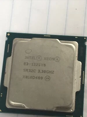 Intel Xeon E3-1225 V6 SR32C 3.30Hz Quad-Core CPU Processor SR32C LGA1151 - Image 1 of 2