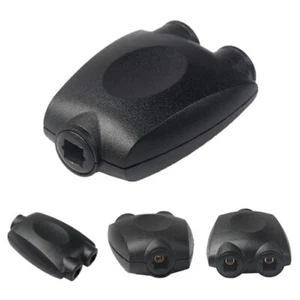 1 to 2 Way Audio TosLink Optical Audio Splitter Adapter Fiber Converter Digital - Picture 1 of 8
