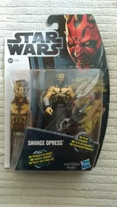 star wars SAVAGE OPRESS ACTION FIGURE CW3 hasbro THE CLONE WARS 3.75" 2012 - Picture 1 of 2