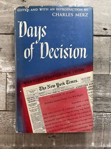 1941 Antique NYT Wartime Editorials "Days Of Decision" - Picture 1 of 10