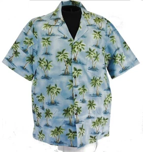 Hawaiian Shirt Made In Hawaii USA Size Large 410-3454 Overstock Closeout - Picture 1 of 2