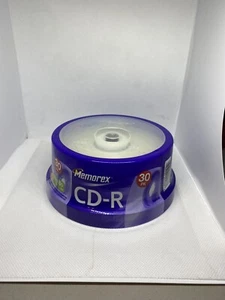 Memorex CD-R 30 Pack 700 MB 80 Mins Brand New Sealed - Picture 1 of 5