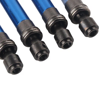 (Dark Blue)4Pcs CVD Front Rear Drive Shaft Metal Transmission Axle For Trax FF - Image 1 of 4